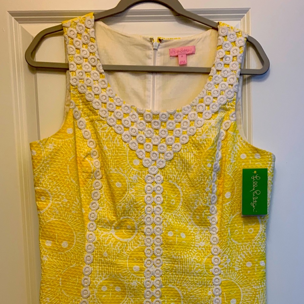 Lilly Pulitzer Yellow shift dress NWT